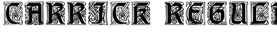 Carrick Regular - Download Thousands of Free Fonts at FontZone.net