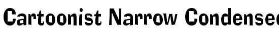 Cartoonist Narrow Condensed - Download Thousands of Free Fonts at FontZone.net