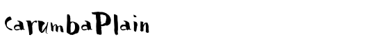 CarumbaPlain - Download Thousands of Free Fonts at FontZone.net
