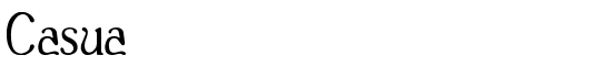 Casua - Download Thousands of Free Fonts at FontZone.net