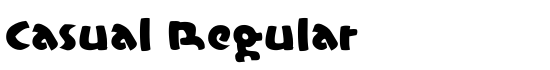 Casual Regular - Download Thousands of Free Fonts at FontZone.net