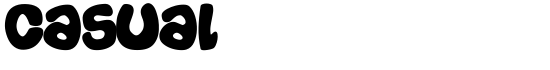Casual - Download Thousands of Free Fonts at FontZone.net