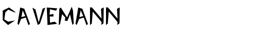 Cavemann - Download Thousands of Free Fonts at FontZone.net