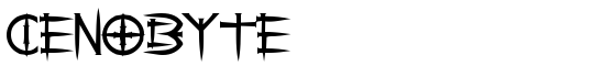 Cenobyte - Download Thousands of Free Fonts at FontZone.net