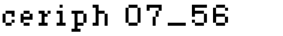 ceriph 07_56 - Download Thousands of Free Fonts at FontZone.net