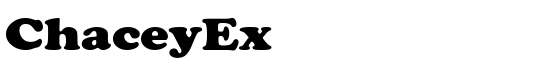 ChaceyExt-Heavy - Download Thousands of Free Fonts at FontZone.net