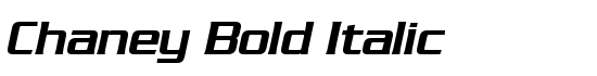 Chaney Bold Italic - Download Thousands of Free Fonts at FontZone.net