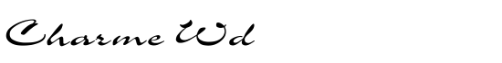 Charme Wd - Download Thousands of Free Fonts at FontZone.net