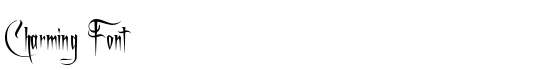 Charming Font - Download Thousands of Free Fonts at FontZone.net
