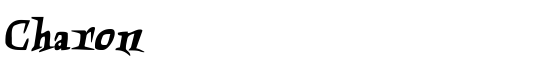 Charon - Download Thousands of Free Fonts at FontZone.net