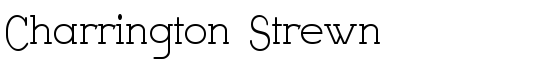 Charrington Strewn - Download Thousands of Free Fonts at FontZone.net