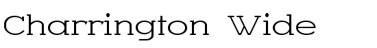 Charrington Wide - Download Thousands of Free Fonts at FontZone.net
