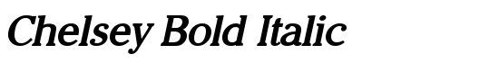 Chelsey Bold Italic - Download Thousands of Free Fonts at FontZone.net
