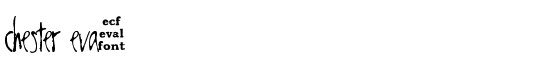 chester eval - Download Thousands of Free Fonts at FontZone.net