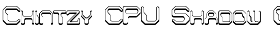 Chintzy CPU Shadow (BRK) - Download Thousands of Free Fonts at FontZone.net