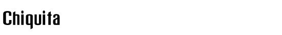 Chiquita - Download Thousands of Free Fonts at FontZone.net