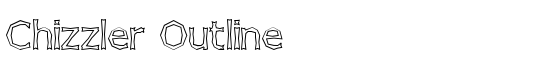 Chizzler Outline - Download Thousands of Free Fonts at FontZone.net