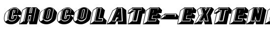 Chocolate-Extended Italic - Download Thousands of Free Fonts at FontZone.net