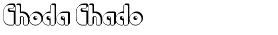 Choda Chado - Download Thousands of Free Fonts at FontZone.net