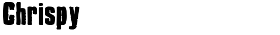 Chrispy - Download Thousands of Free Fonts at FontZone.net