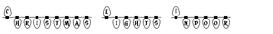 Christmas Lights Indoor - Download Thousands of Free Fonts at FontZone.net