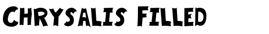 Chrysalis Filled - Download Thousands of Free Fonts at FontZone.net