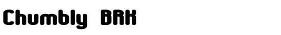 Chumbly BRK - Download Thousands of Free Fonts at FontZone.net