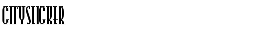 CitySlicker - Download Thousands of Free Fonts at FontZone.net