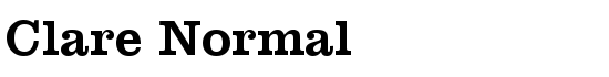 Clare Normal - Download Thousands of Free Fonts at FontZone.net