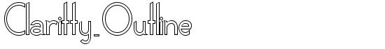 Claritty_Outline - Download Thousands of Free Fonts at FontZone.net