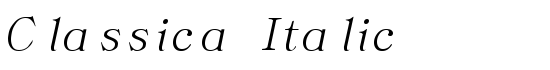 Classica Italic - Download Thousands of Free Fonts at FontZone.net