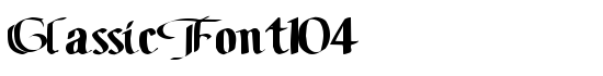 ClassicFont104 - Download Thousands of Free Fonts at FontZone.net