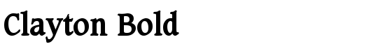 Clayton Bold - Download Thousands of Free Fonts at FontZone.net