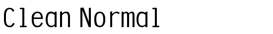 Clean Normal - Download Thousands of Free Fonts at FontZone.net