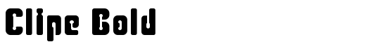 Clipe Bold - Download Thousands of Free Fonts at FontZone.net