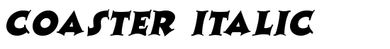 Coaster Italic - Download Thousands of Free Fonts at FontZone.net