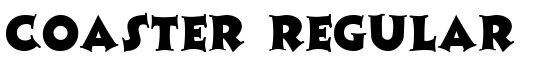 Coaster Regular - Download Thousands of Free Fonts at FontZone.net