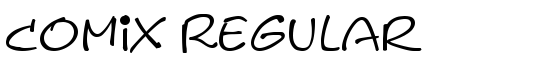 Comix Regular - Download Thousands of Free Fonts at FontZone.net