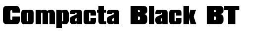 Compacta Black BT - Download Thousands of Free Fonts at FontZone.net