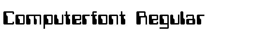 Computerfont Regular - Download Thousands of Free Fonts at FontZone.net