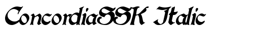 ConcordiaSSK Italic - Download Thousands of Free Fonts at FontZone.net