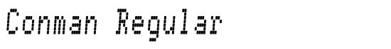 Conman Regular - Download Thousands of Free Fonts at FontZone.net
