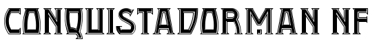 Conquistadorman NF - Download Thousands of Free Fonts at FontZone.net