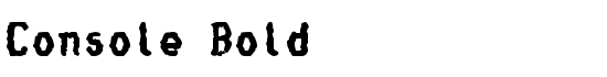 Console Bold - Download Thousands of Free Fonts at FontZone.net