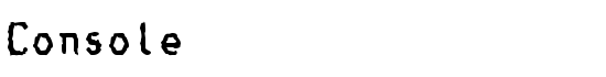 Console - Download Thousands of Free Fonts at FontZone.net