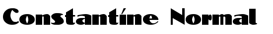 Constantine Normal - Download Thousands of Free Fonts at FontZone.net