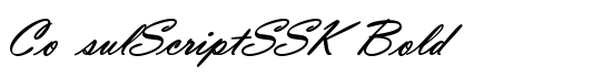 ConsulScriptSSK Bold - Download Thousands of Free Fonts at FontZone.net