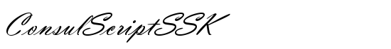 ConsulScriptSSK - Download Thousands of Free Fonts at FontZone.net
