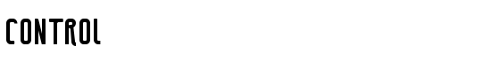 CONTROL - Download Thousands of Free Fonts at FontZone.net