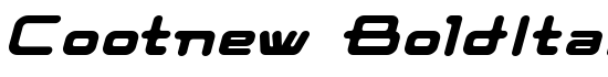 Cootnew BoldItalic - Download Thousands of Free Fonts at FontZone.net